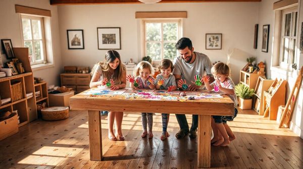 5 idées originales pour utiliser un kit empreinte famille