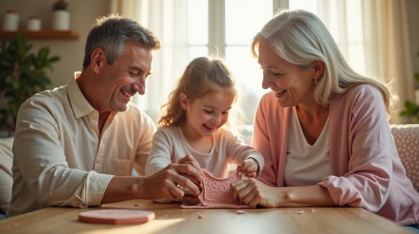 Créer un souvenir unique avec un kit empreinte famille
