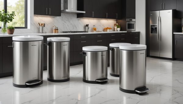 Découvrez notre sélection de poubelles inox tendance et durables