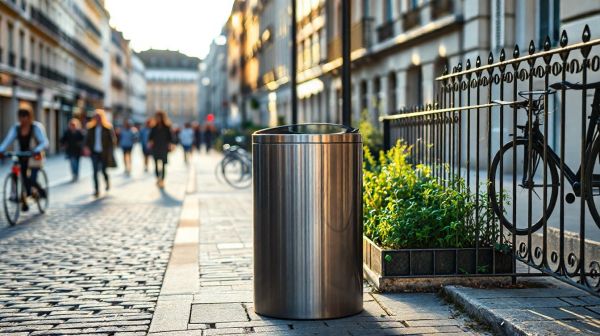 Top 5 poubelles inox modernes et écologiques à adopter